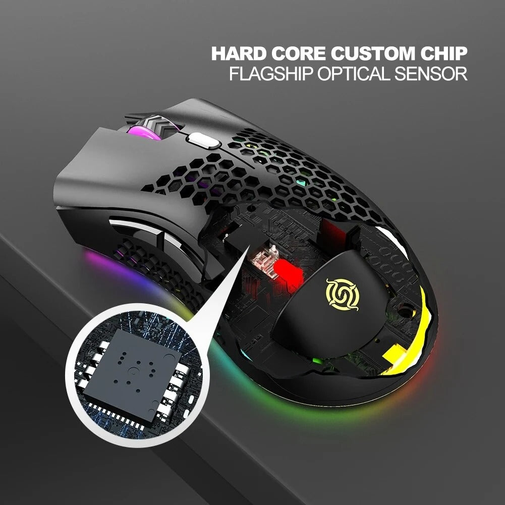 BM600 RGB Hybrid Gaming Mouse for PC
