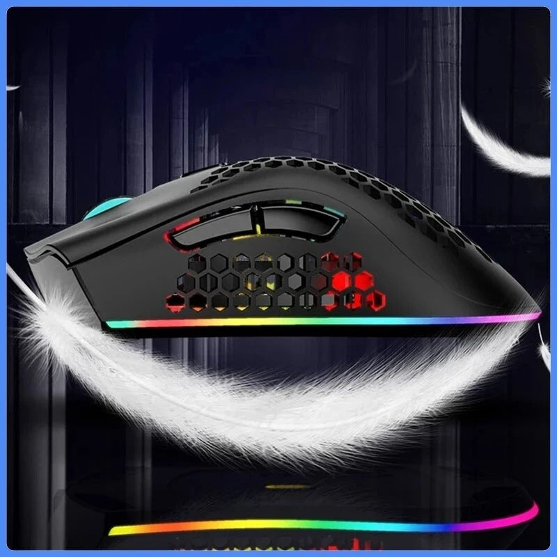 BM600 RGB Hybrid Gaming Mouse for PC