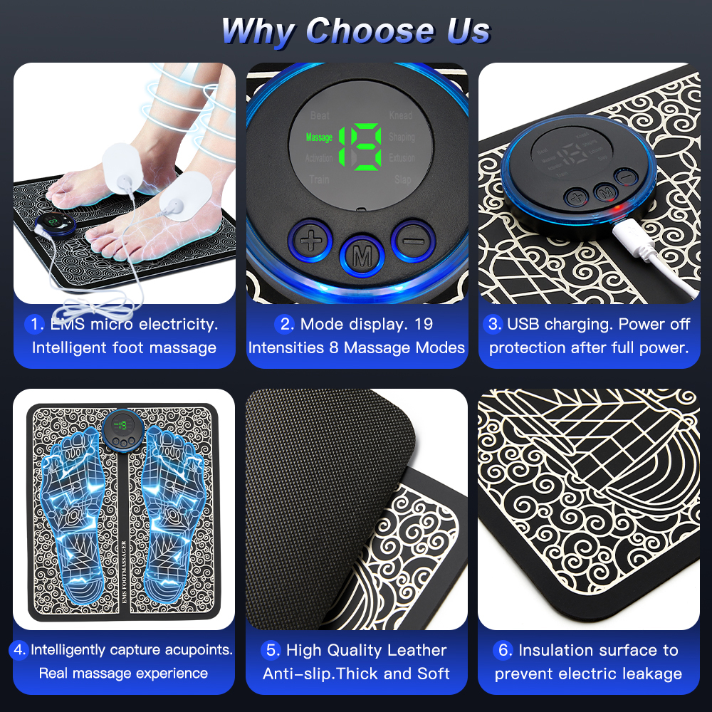 Rechargeable Foot Massage Pad