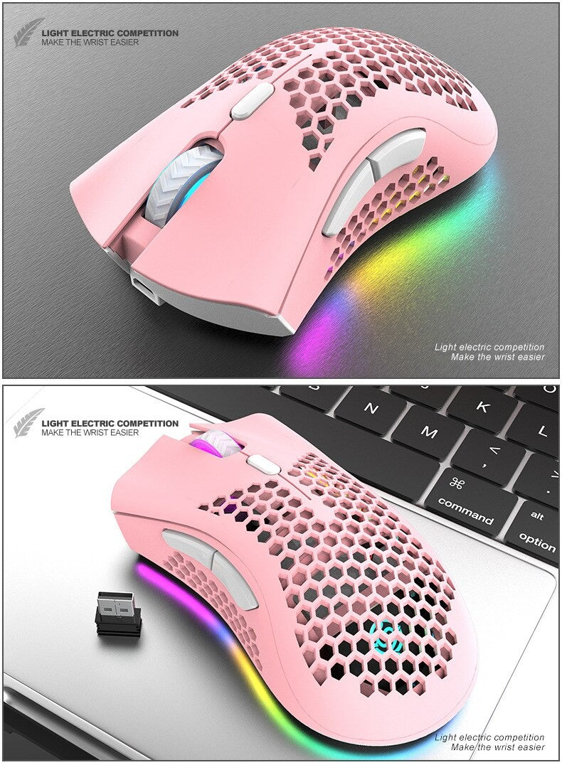 BM600 RGB Hybrid Gaming Mouse for PC