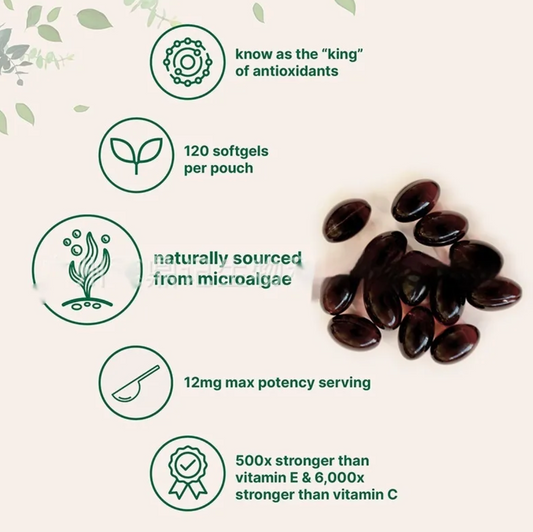 Astaxanthin Soft Capsules – 120 Tablets | Powerful Antioxidant Support