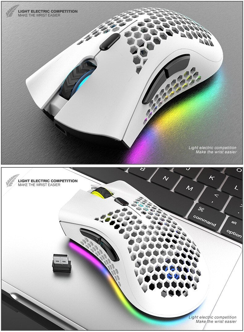 BM600 RGB Hybrid Gaming Mouse for PC