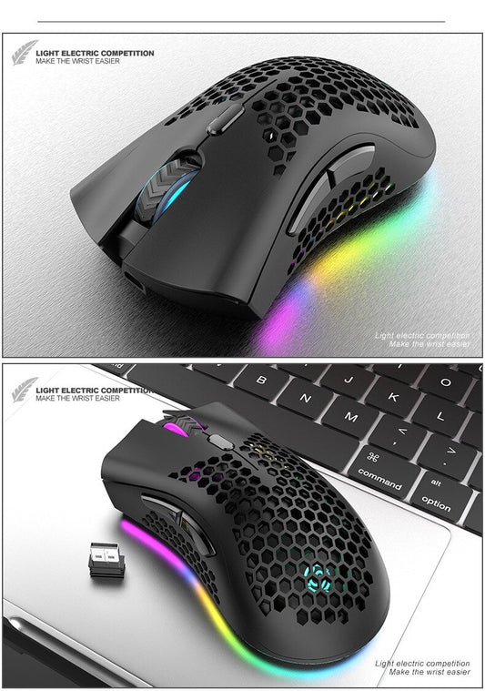 BM600 RGB Hybrid Gaming Mouse for PC